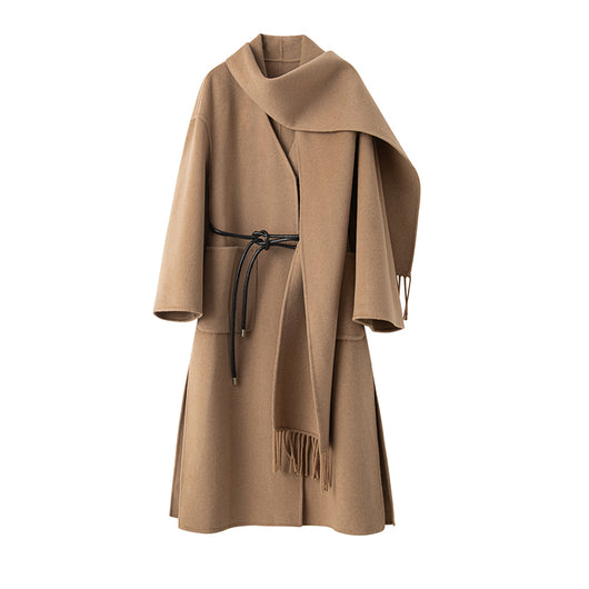 Abrigo de Lana Reversible con Bufanda Integrada - Image 11