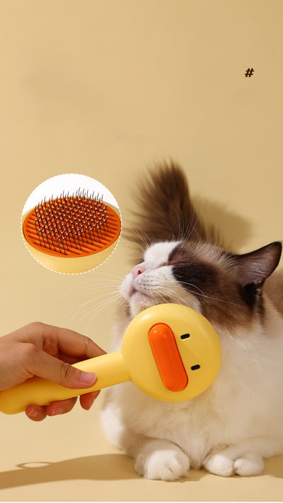 Peine Deslanador de Pato Amarillo para Gatos y Perros - Image 13