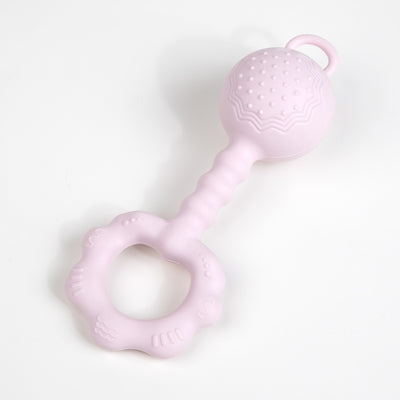Sonajero Mordedor de Silicona con Sonido - Juguete Sensorial para Bebés - Image 8