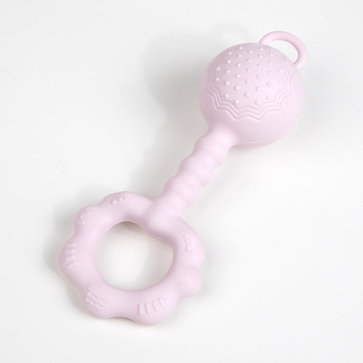Sonajero Mordedor de Silicona con Sonido - Juguete Sensorial para Bebés - Image 8