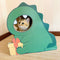 Árbol Rascador Vertical para Gatos con Nido Integrado