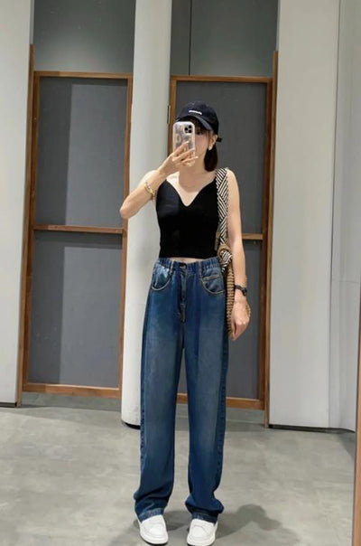 Jeans de Cintura Alta Elásticos para Mujer - Image 13