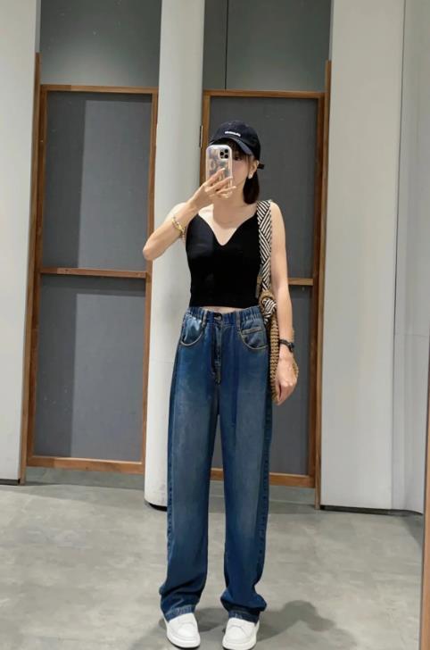 Jeans de Cintura Alta Elásticos para Mujer - Image 13