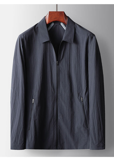 Chaqueta Hombre Primavera Verano Solapa Costura Invisible - Image 15
