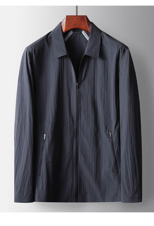 Chaqueta Hombre Primavera Verano Solapa Costura Invisible - Image 15
