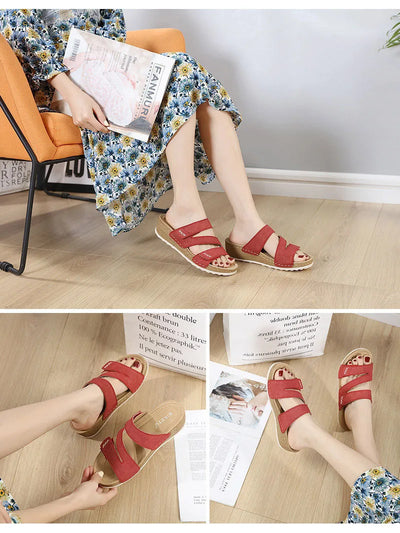 Zapatos Cómodos para Mujer con Suela Gruesa y Cierre de Velcro - Image 18