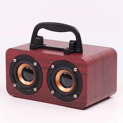 Parlante Bluetooth Portátil de Madera con Sonido Premium - Image 6