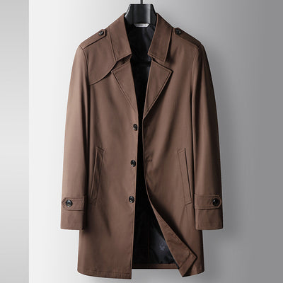 Gabardina de Negocios Juvenil Premium - Corte Clásico Solapa Italiana - Image 8