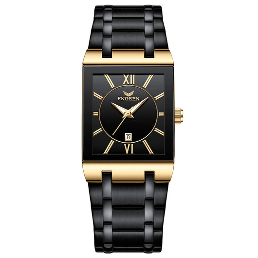 Reloj de Pulsera Cuadrado Impermeable con Calendario y Movimiento de Cuarzo - Image 17