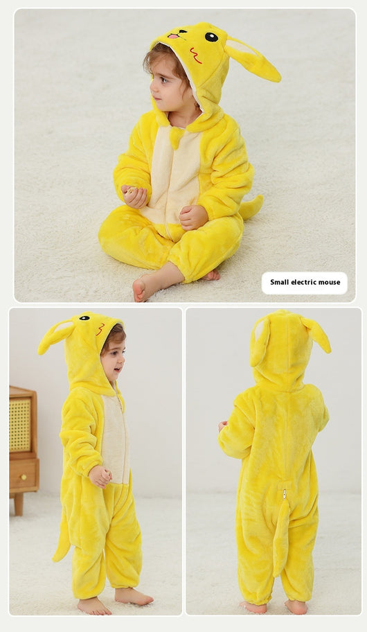 Pijama Enterizo de Franela con Diseño Animal para Bebé - Image 20