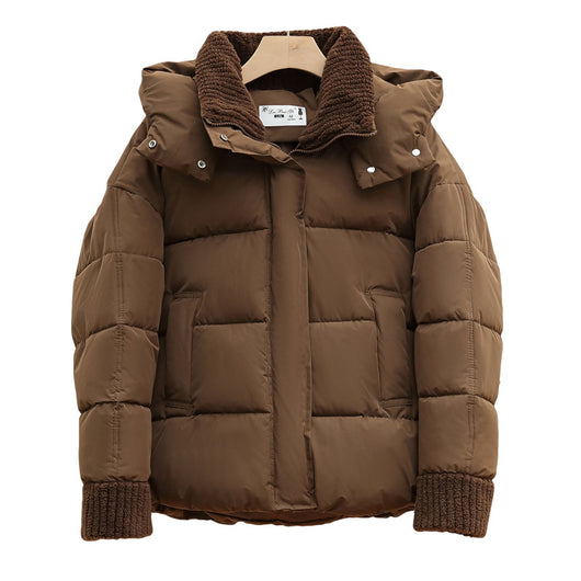 Chaqueta Acolchada Suelta con Capucha en Algodón - Image 5