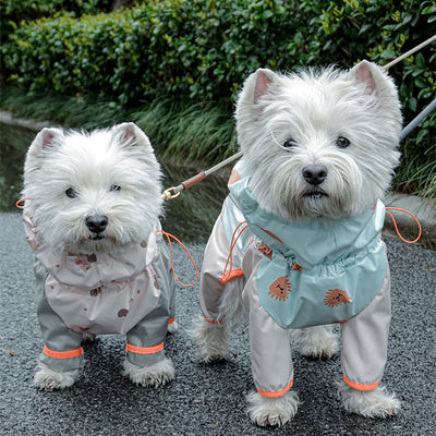 Impermeable para Mascotas de 4 Patas con Reflectantes y Protección Total - Image 4