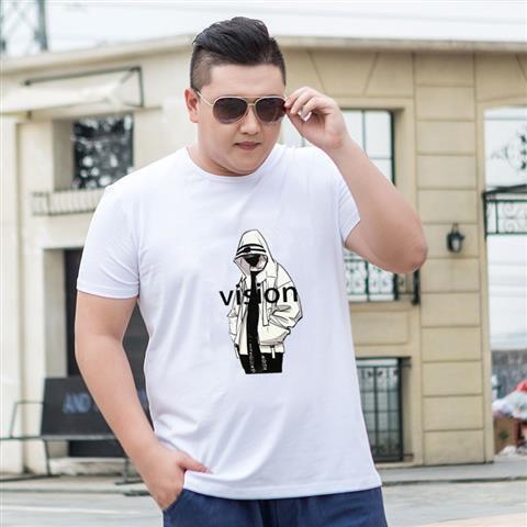 Playera Suelta Manga Corta Talla Grande para Hombre - Image 7