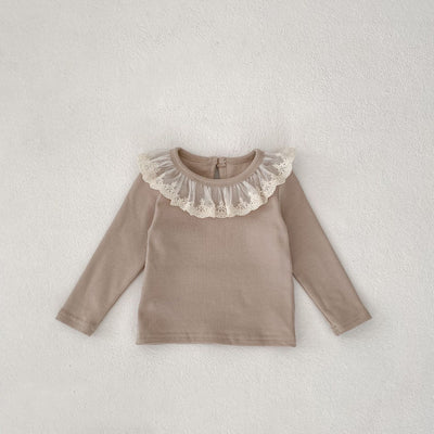 Blusa Base de Encaje Versátil para Niña - Image 5