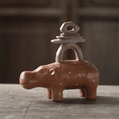 Adornos Vintage de Resina Artesanal con Animales para Estantería - Image 4