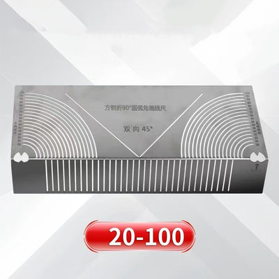 Regla Escuadra Plegable de Acero - Transportador 90 Grados para Dibujo Técnico - Image 11