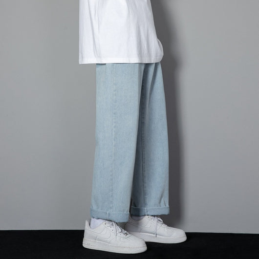 Pantalones Vaqueros Rectos Estilo Hong Kong con Efecto Adelgazante para Hombre - Image 33