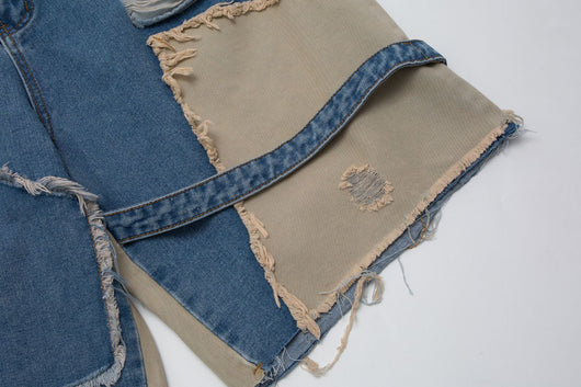 Shorts Denim Verano Corte Recto Fit Deportivo Holgado - Image 19