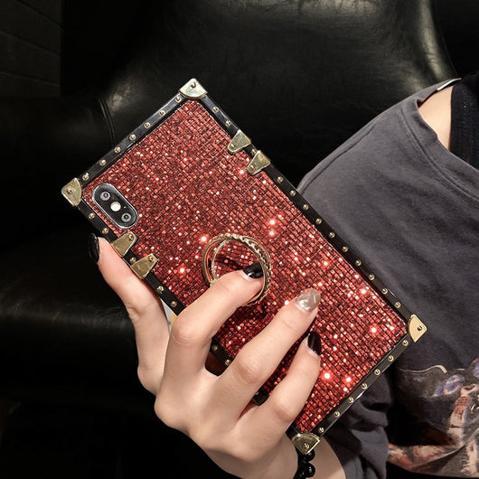 Funda Protectora Cuadrada con Soporte Metálico para Celular - Image 10