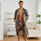 Pijama Bata de Seda Helada para Hombre - Conjunto Homewear Premium