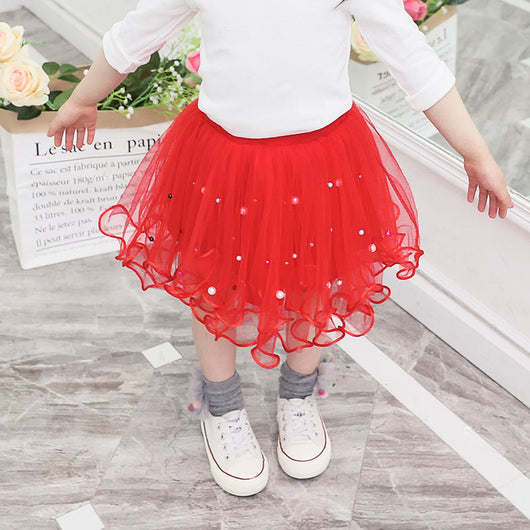 Falda Tutú de Tul con Cuentas para Niñas - Disfraz Princesa para Danza - Image 9