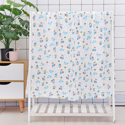 Toalla de Baño para Bebé con Acolchado Seersucker de Seis Capas - Image 46