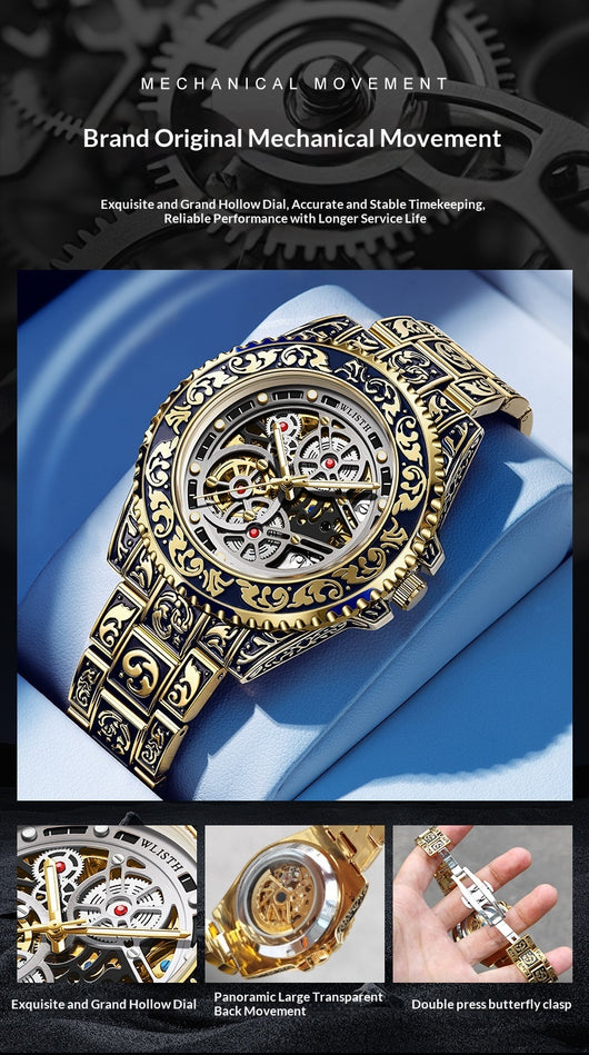 Reloj Automático Luminoso para Hombre - Diseño Vintage Clásico - Image 13