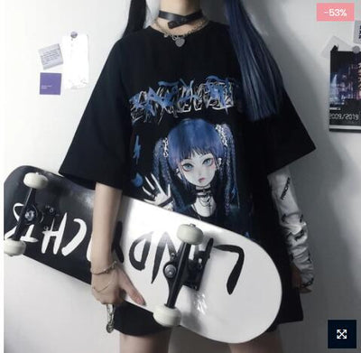 Playera Holgada para Adolescente - Diseño Oscuro Minimalista - Image 5