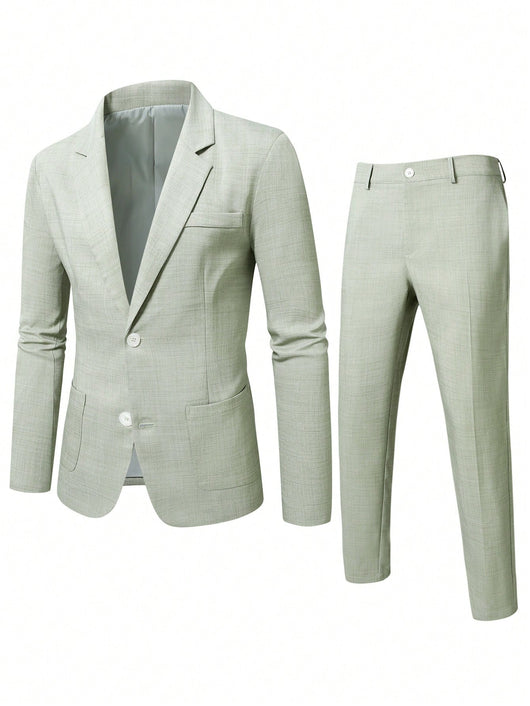Conjunto de Traje Ejecutivo Clásico para Hombre - Image 14