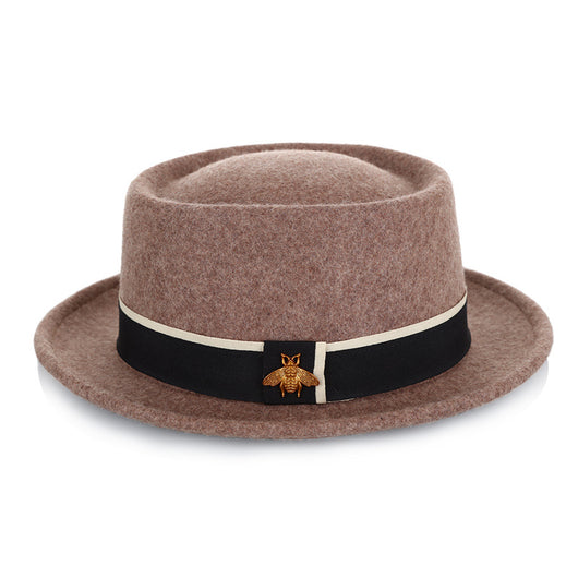 Sombrero de Lana Pura para Mujer con Detalle de Abejita - Accesorio de Moda - Image 9