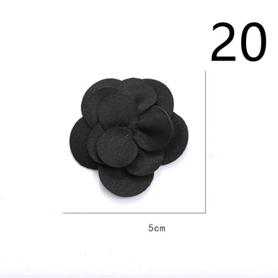 Diadema de Flores de Tela con Base Adhesiva para Hacer a Mano - Image 23