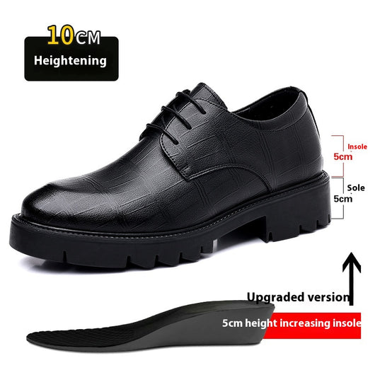 Zapatos Formales de Cuero con Aumento de Altura 10cm - Elegancia y Confianza - Image 7