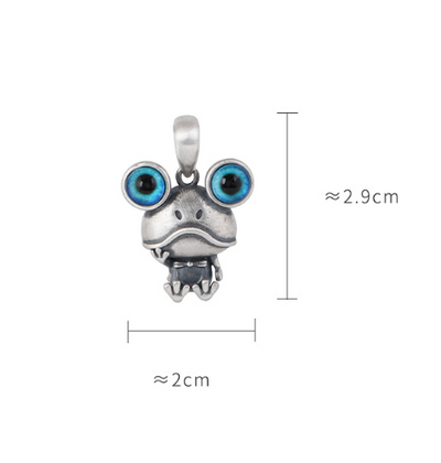 Dije de Plata S925 Keroppi Retro - Accesorio Personalidad Cartoon - Image 21