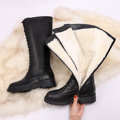 Botas de Invierno para Mujer con Lana y Forro de Terciopelo - Calidez Total - Image 4