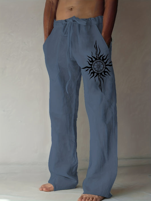 Pantalones Holgados de Pierna Ancha para Hombre - Comodidad Diaria - Image 10