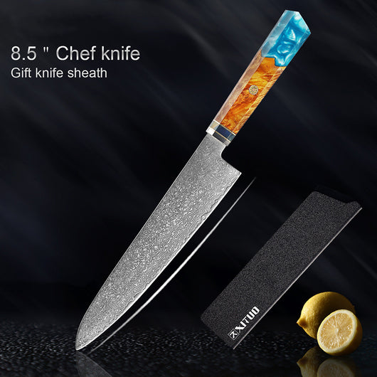 Cuchillo de Cocina Damasco Acero Inoxidable Premium - Image 7