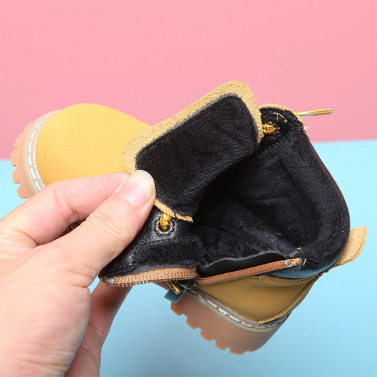 Botas Martin de Cachemira para Niños - Botines de Cuero con Suela Blanda - Image 2