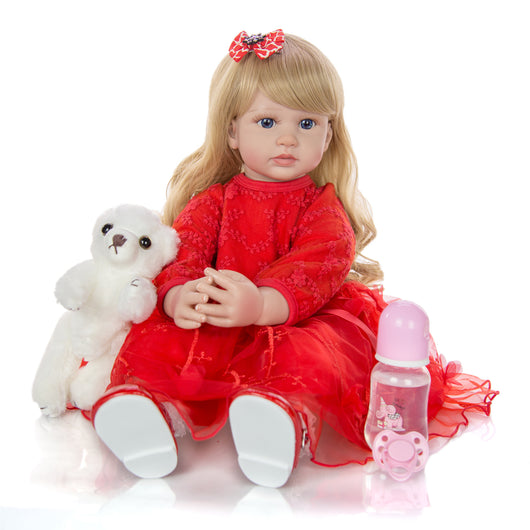 Muñeca Renacida de 60 cm con Cuerpo de Tela - Bebé Realista - Image 4