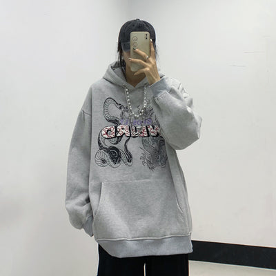 Sudadera Hip Hop Dragon con Collar Integrado - Image 4