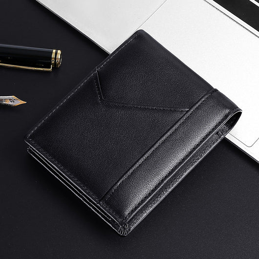 Cartera de Cuero Retro Antirrobo con Protección RFID para Hombre - Image 8