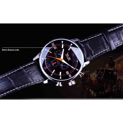 Reloj Mecánico Automático para Hombre con Banda de Acero de 6 Pernos - Image 8