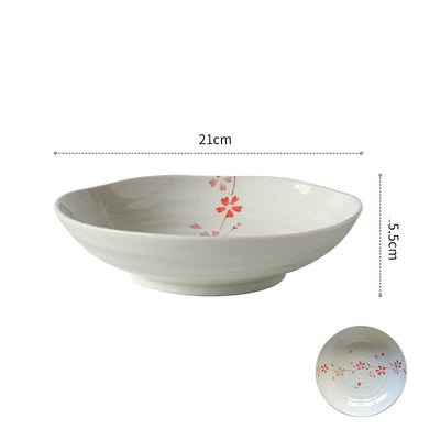 Plato de Cerámica Decorativo con Diseño Floral para el Hogar - Image 12