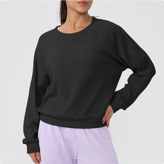 Blusa Deportiva Holgada de Manga Larga para Mujer - Image 12