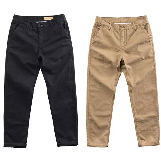 Pantalones Casuales Slim Elásticos de Alta Densidad para Hombre - Image 16