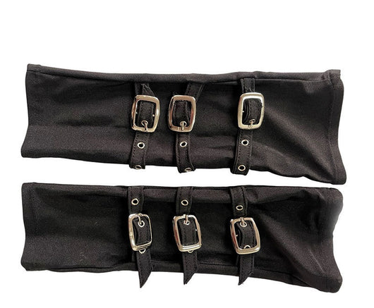 Guantes Punk Kunoichi Dedos Libres Negro Intenso - Image 13