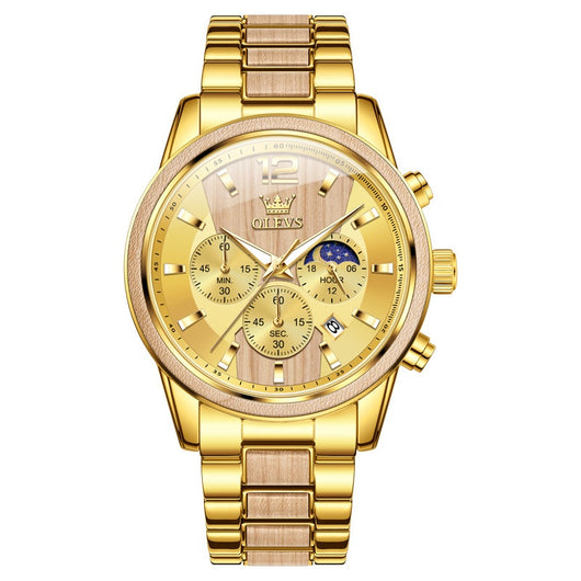 Reloj de Cuarzo para Hombre con Calendario y Seis Agujas - Image 4