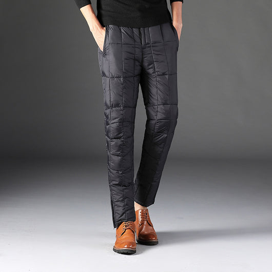 Pantalones Térmicos Talla Grande con Cintura Alta y Algodón Grueso - Image 8