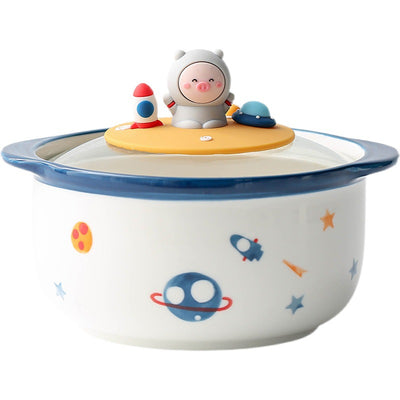 Tazón de Cerámica para Fideos Instantáneos - Diseño Coreano Moderno - Image 3