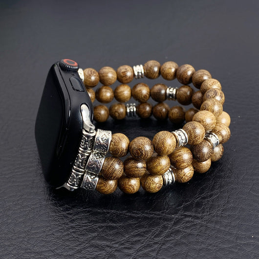 Pulsera de Madera con Correa Ajustable - Image 2