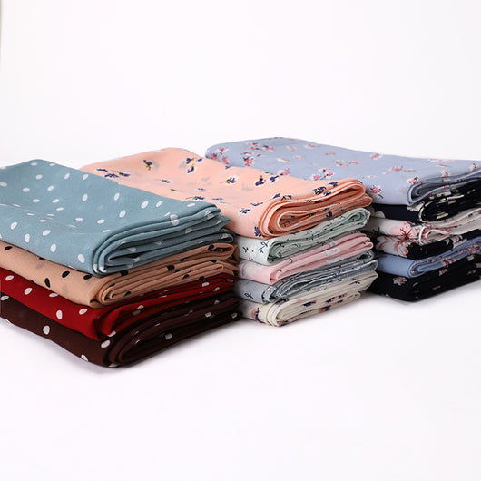 Pañuelo Estampado Chifón Malayo Indonesio para Mujer - Image 3